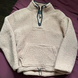 Fleece half zip up.